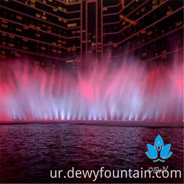 مقبول آؤٹ ڈور آرائشی بڑی رنگین موسیقی رقص گیس دھماکے کا چشمہ